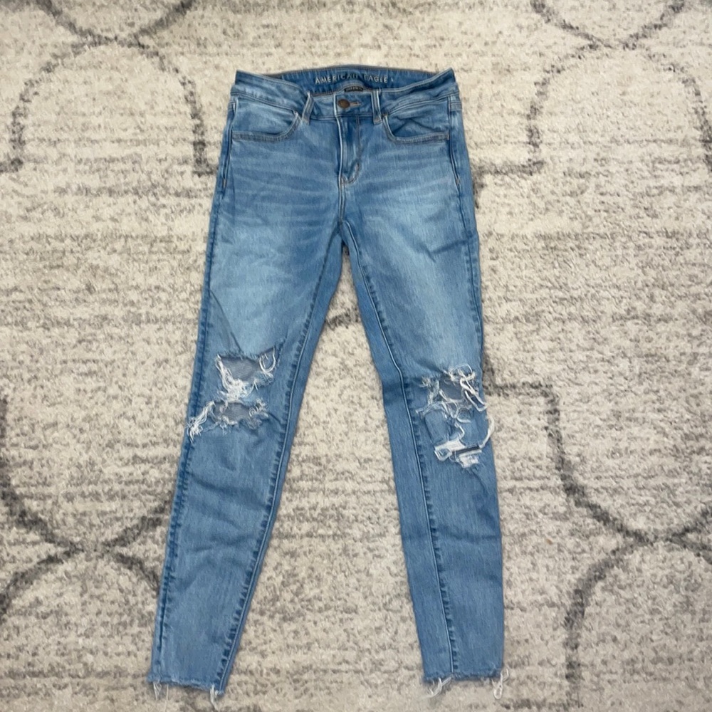 Ripped jeggings